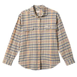 NWT Brixton Bowery Boyfriend Flannel Shirt